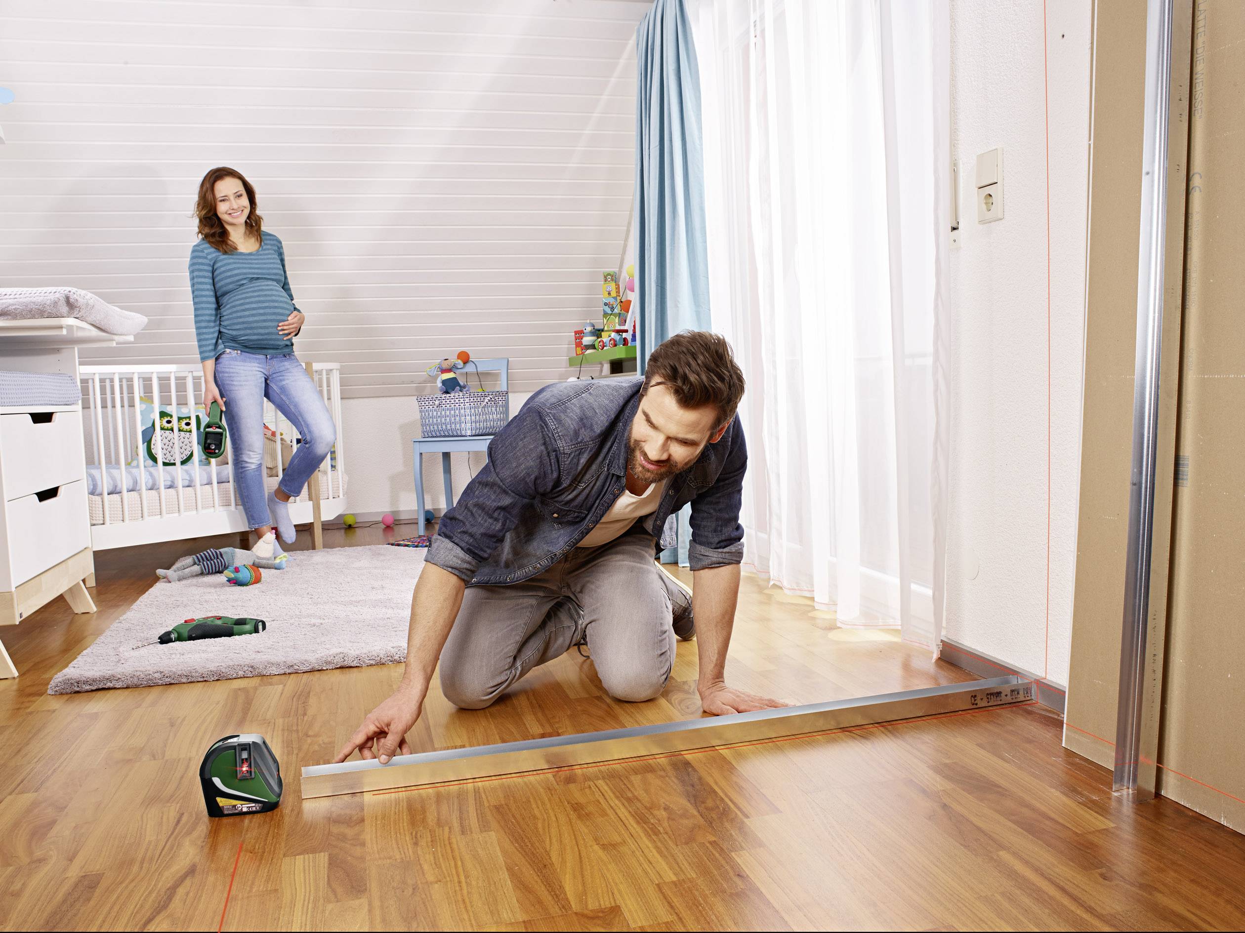 Bosch Home and Garden UniversalLevel 3 Set Cross line laser Self-levelling, Incl. tripod Range (max.): 10 m-3
