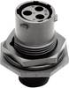 Amphenol RTS 7 10N 3S Bullet connector Socket, built-in Total number of pins: 3 Series (round connectors): Ecomate Aquarius 1 pc(s)