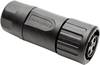 Amphenol RTS 6BS 12N 4S03 Bullet connector Connector, straight Total number of pins: 4 Series (round connectors): Ecomate Aquarius 1 pc(s)