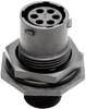 Amphenol RTS 7 10N 6S03 Bullet connector Socket, built-in Total number of pins: 6 Series (round connectors): Ecomate Aquarius 1 pc(s)