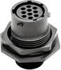 Amphenol RTS 7 12N 10S03 Bullet connector Socket, built-in Total number of pins: 10 Series (round connectors): Ecomate Aquarius 1 pc(s)