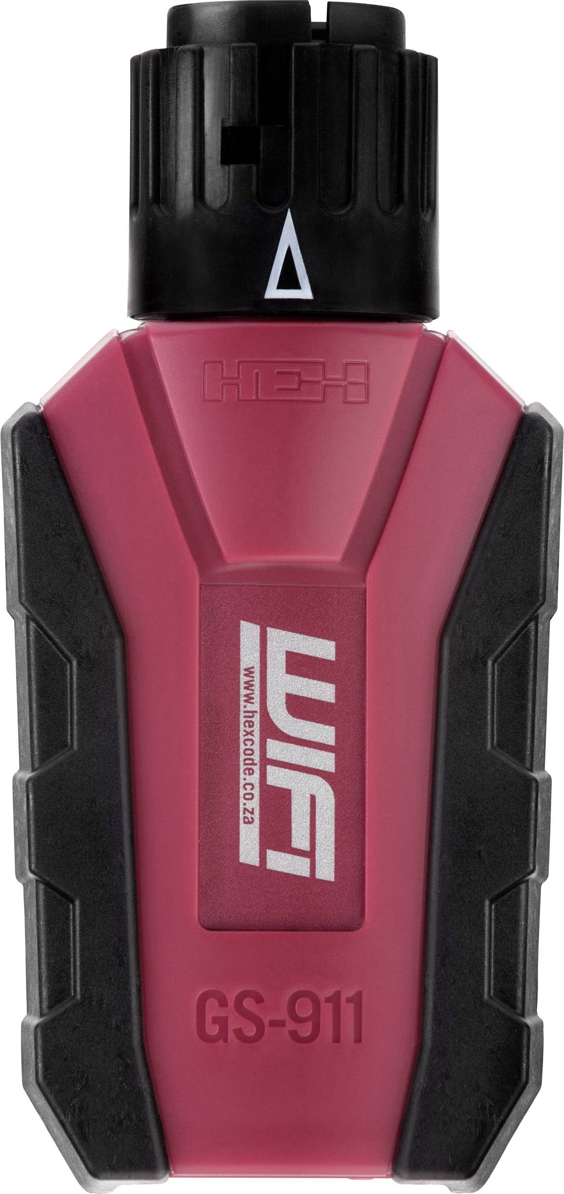 Red and black electronic device with 'GS-911' and 'WiFi' printed on the front.