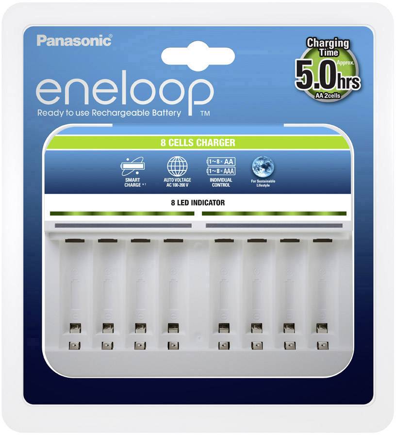 Panasonic BQ-CC63 Charger for cylindrical cells NiMH AAA , AA-2