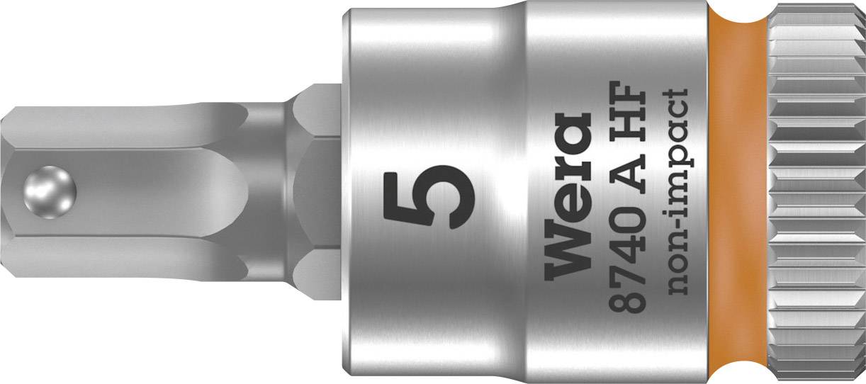 Wera 8740 A 05003335001 Allen Bit 5 mm 1/4 (6.3 mm)
