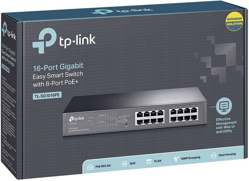 TP-LINK TL-SG1016PE Network switch 16 ports PoE | Conrad.com