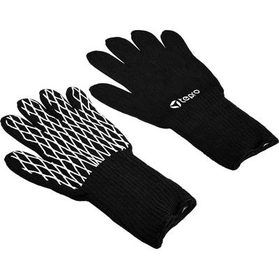 Image of tepro Garten Textil-Grillhandschuhe 2er-Set BBQ glove Black, White