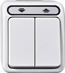 Shutter button, 1-pin, polar white