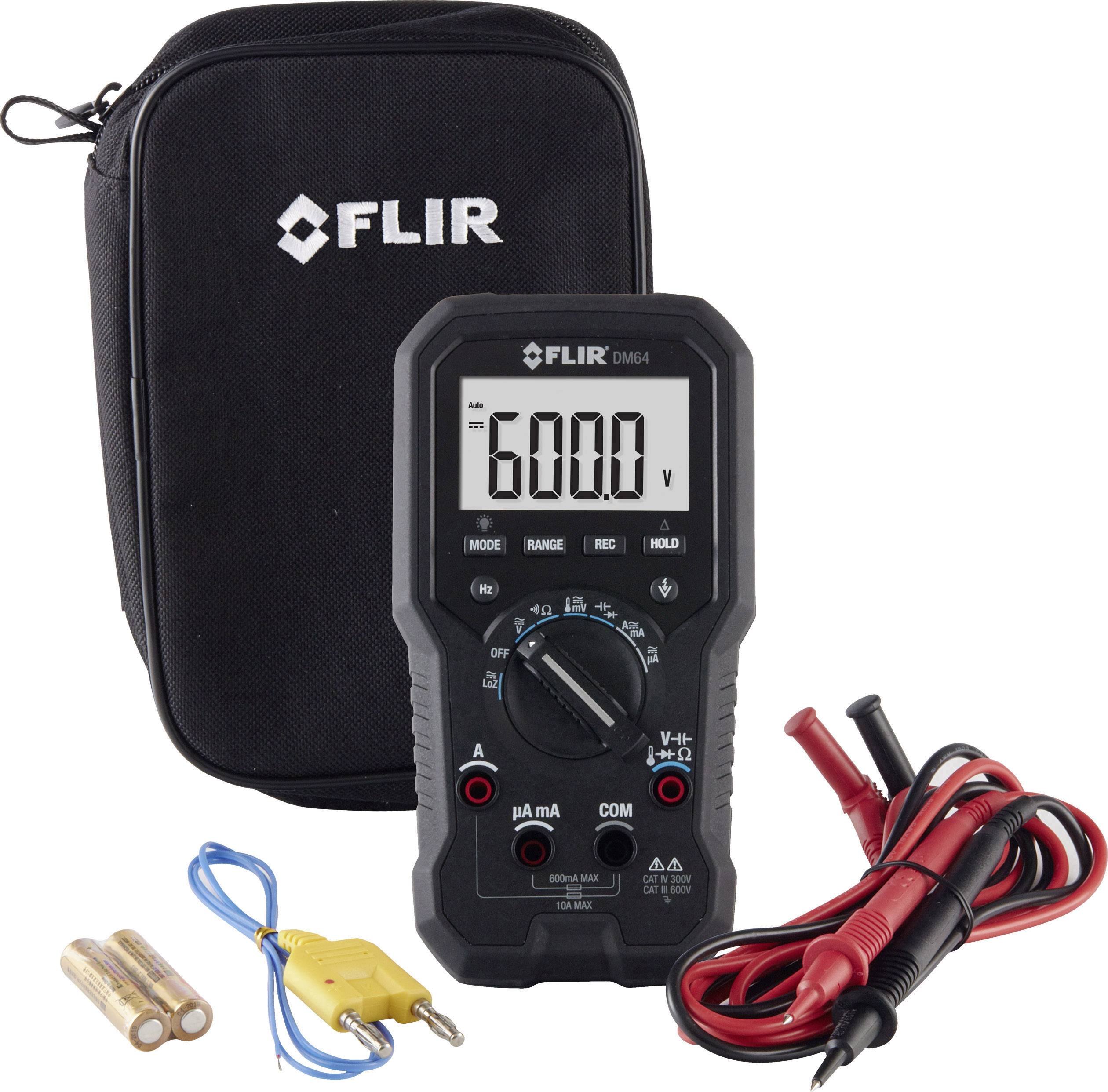 FLIR DM64 Handheld multimeter Digital CAT IV 300 V, CAT III 600 V-1