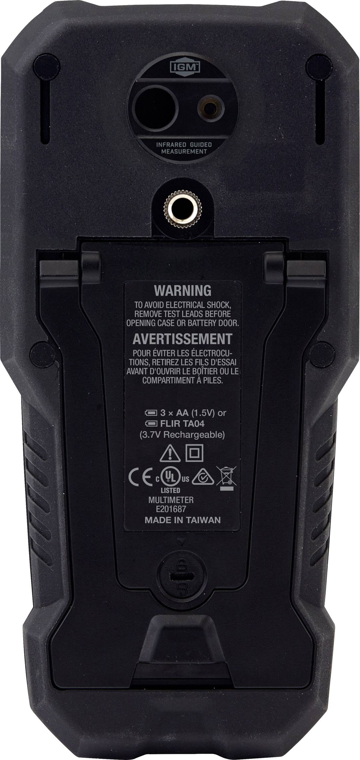 FLIR DM166 Handheld multimeter Calibrated to (DAkkS standards) Builtin