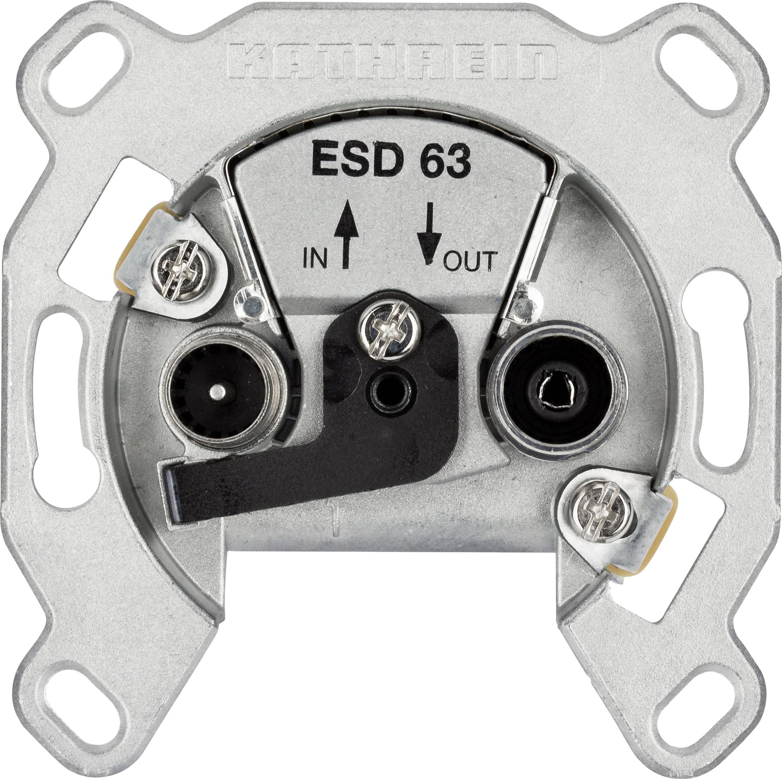 Kathrein ESD 63 Antenna socket TV, FM Flush mount Non-terminated