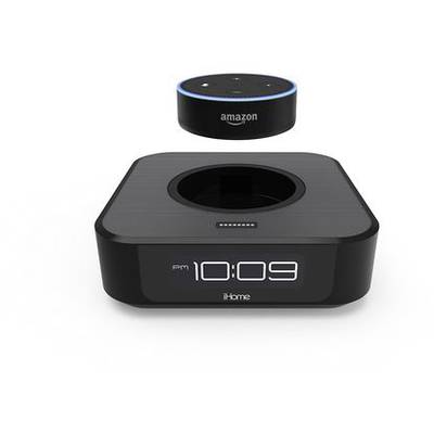 iHome iAVS1 Docking speaker Black Compatible with (voice-controlled speakers):Amazon Echo Dot
