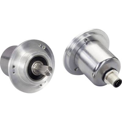 Two cylindrical metal components with connection socket and shaft element; potentially machine parts.