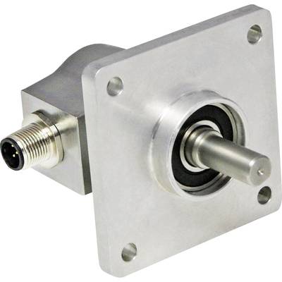 Metal sensor with cylindrical housing and round connector plug. Suitable for industrial applications for position or speed measurement.
