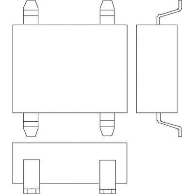Infineon Technologies DF02S Diode bridge EDIP 4 200 V 1 A 1-phase