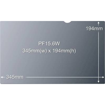 Image of 3M AG15.6W9 Glare shield 39,6 cm (15,6) Image format: 16:9 7100028679 Compatible with: Universal