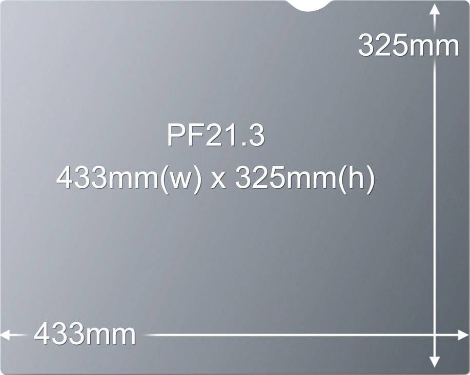 3M PF21.3 pa Privacy screen filter Monitor 54,1 cm (21,3") Image format: 4:3-1