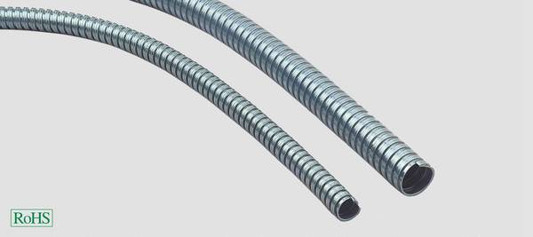 HELU 97025 SPR-AS Metal sleeving Silver 14.00 mm 50 m