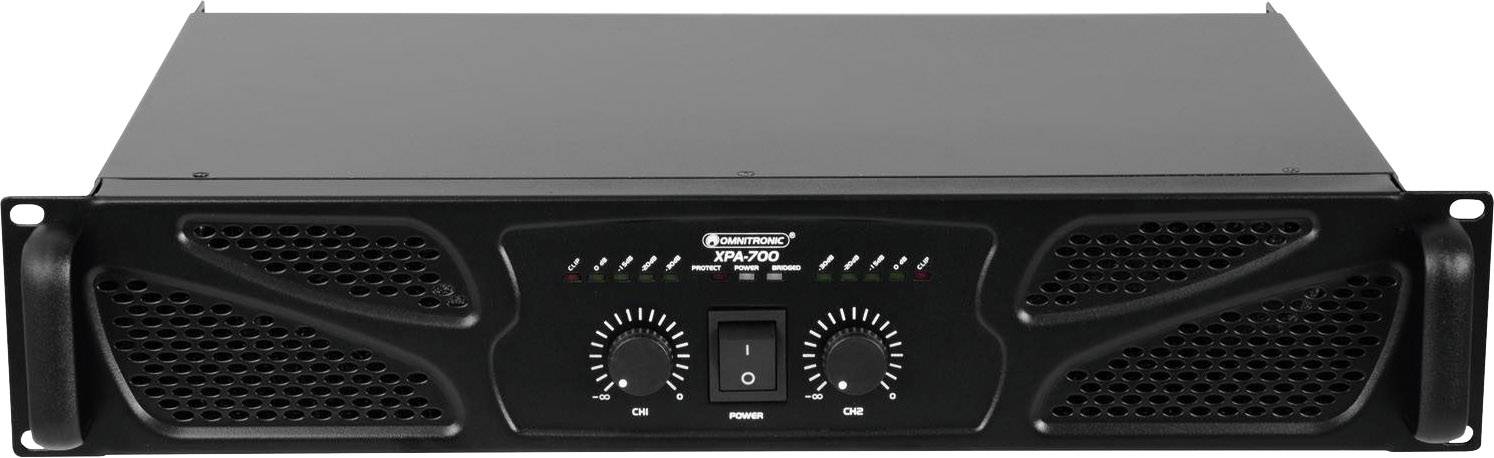 Omnitronic XPA-700 PA amplifier RMS power per channel (at 4 Ohm): 350 W