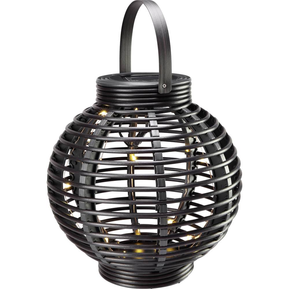 Polarlite Solar Garden Light Rattan 250 Pl 8220875 Led Warm White Polarlite Solar Garden Light Rattan 250 Pl 8220875 Led Warm White Black