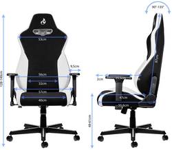 Nitro Concepts S300 Radiant White Gaming Chair Black White Conrad Com