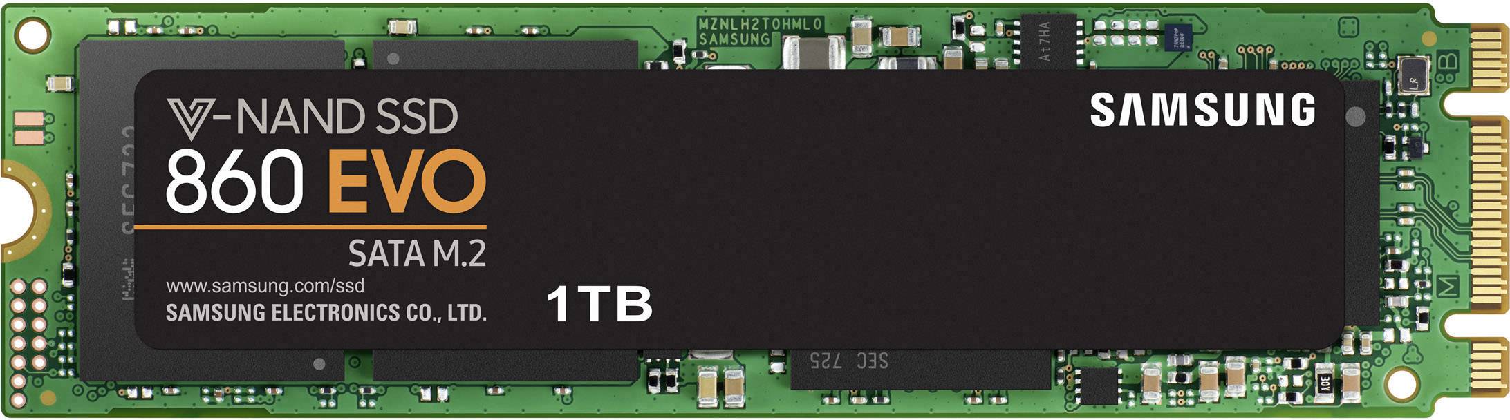 Samsung MZ-N6E1T0BW SATA M.2 internal SSD 2280 drive 1 TB 860 EVO Retail