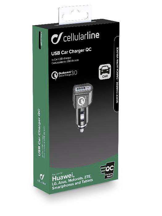 Cellularline Cbrhuusbqck Car Battery Charger Usb 2 0 Usb 3 2 1st Gen Usb 3 0 Usb Type A Conrad Com