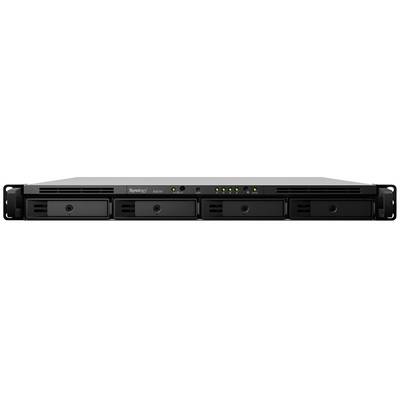 Server with four drive bays and multiple operational indicators, suitable for data processing and storage solutions.