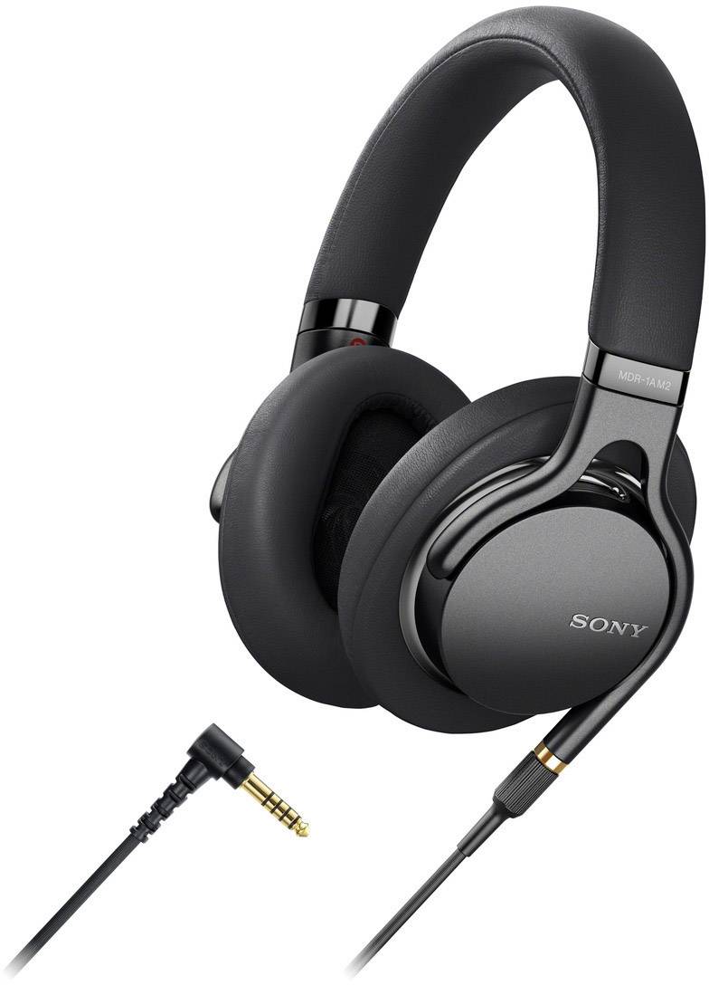 Sony MDR-1AM2 Hi-Fi Over-ear headphones Corded (1075100) Black