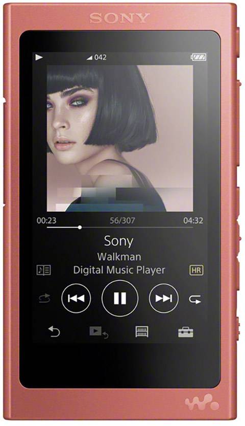 Sony NW-A45HN MP3 player 16 GB Red Bluetooth®, Digital noise