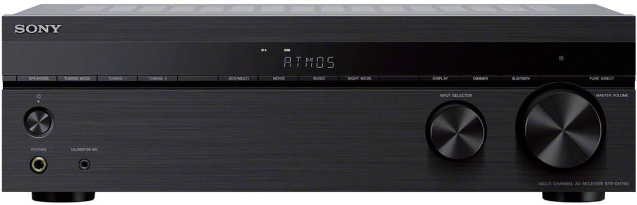 Sony STR-DH790 7.2 AV receiver 7.2×145 W Black Bluetooth®, Dolby Atmos®, High-res audio, USB