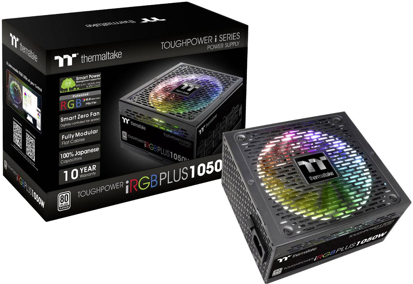 Thermaltake Toughpower iRGB PC power supply unit 1050 W ATX 80 PLUS Platinum