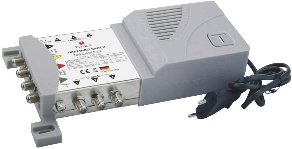 Triax TMS 506 SE P-EU SAT multiswitch Inputs (multiswitches): 5 (4 SAT/1 terrestrial) No. of participants: 6