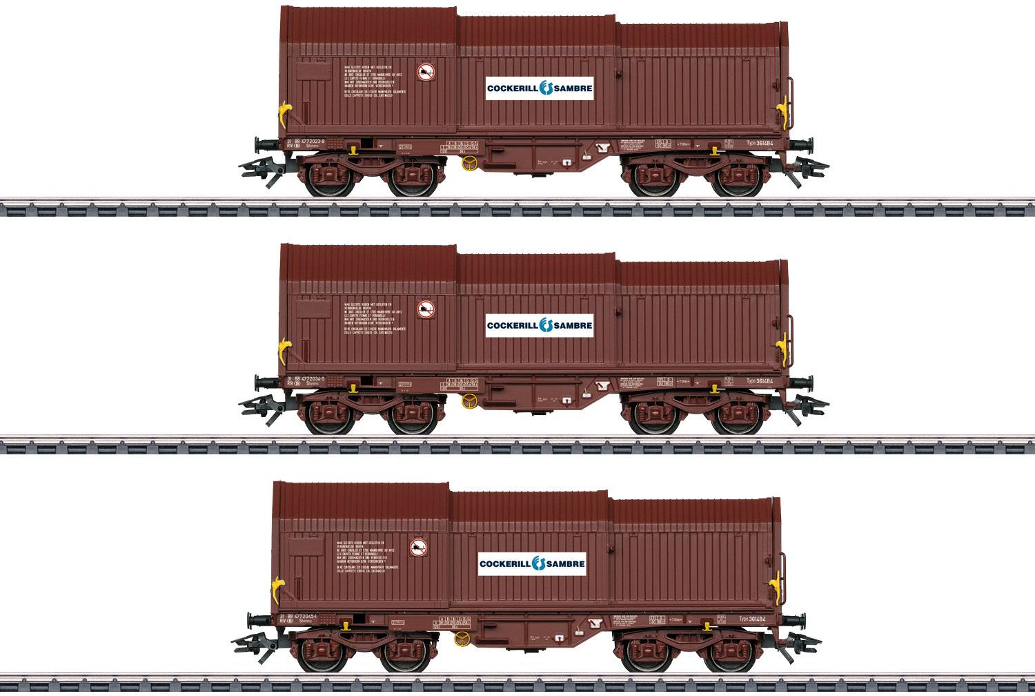 Märklin 46873 Wagons-Set avec 3 Télescope bretonnes voiture de la SNCB #neu dans neuf dans sa boîte # Märklin 46873 Wagons-Set avec 3 Télescope bretonnes voiture de la SNCB #neu dans neuf dans sa boîte #