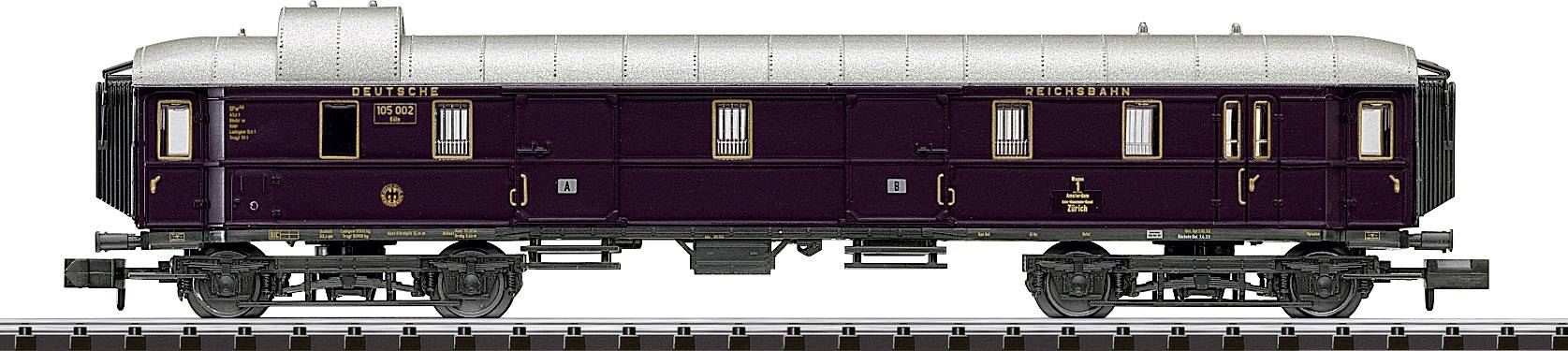 MiniTrix T15539 N 6-pc set of express train wagon 