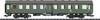 TRIX H0 T23492 H0 Fast train wagon 2. Class of DB Swan-neck bogies