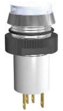 Signal Construct SKCE16212 LED indicator light (multi-colour) Red, Green 12 V DC 750 mcd, 2100 mcd