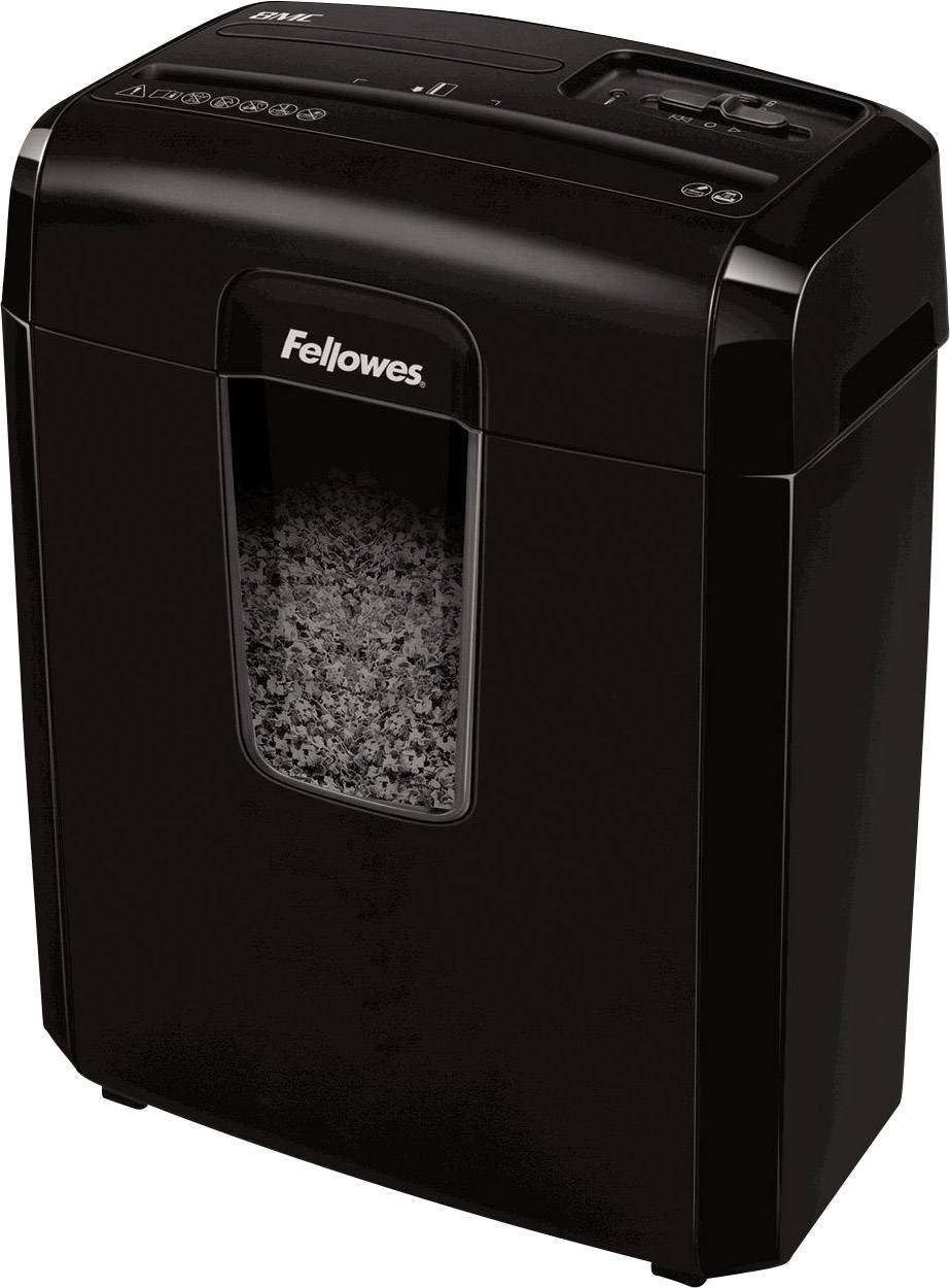 Fellowes Powershred® 8MC Document shredder 8 sheet Particle cut 3 x 10 mm P-4 14 l Also shreds Paper clips, Staples, Cre-1