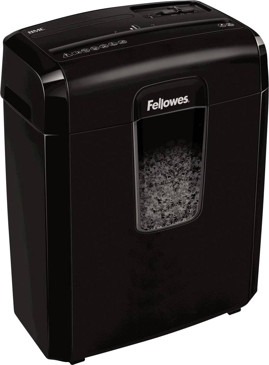 Fellowes Powershred® 8MC Document shredder 8 sheet Particle cut 3 x 10 mm P-4 14 l Also shreds Paper clips, Staples, Cre-2