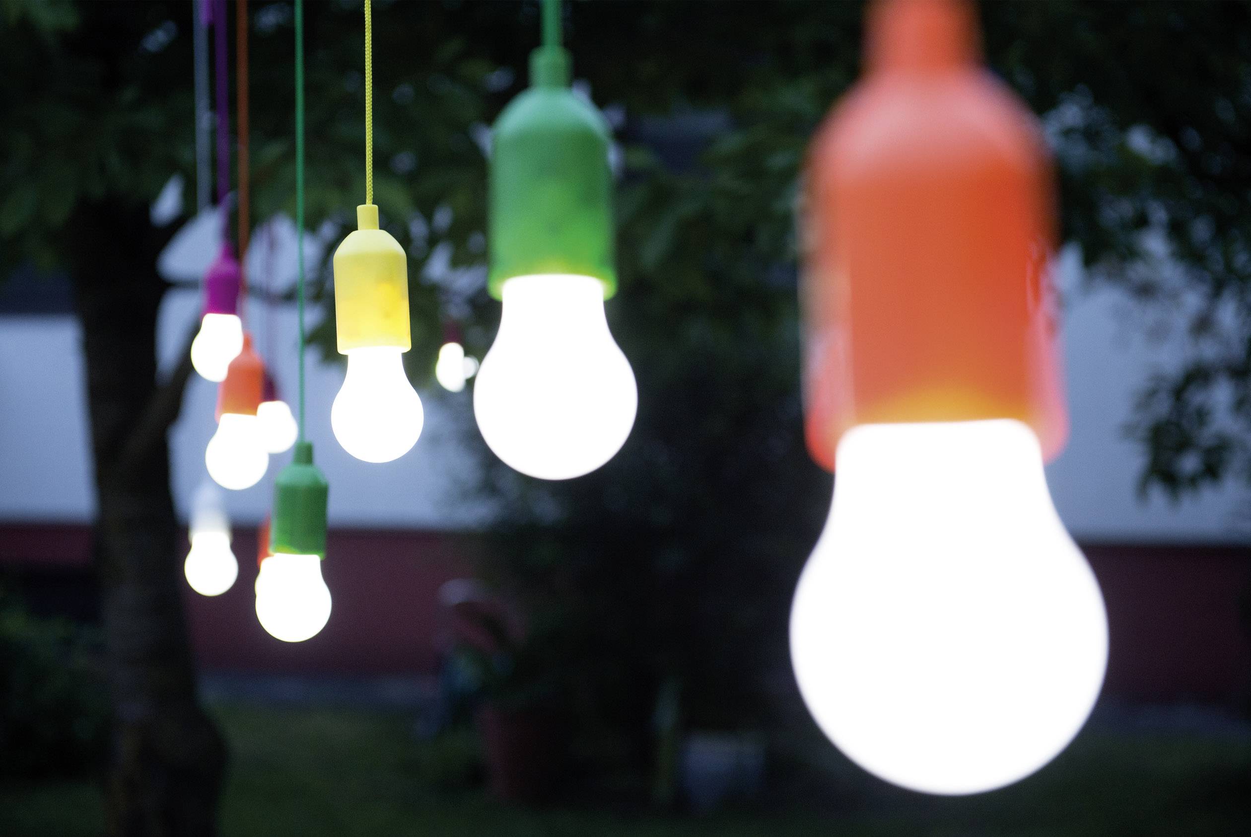 HandyLux Colors M14159 LED decorative light 4-piece set LED (monochrome) 1 W Neutral white Yellow, Orange, Magenta, Gree-6