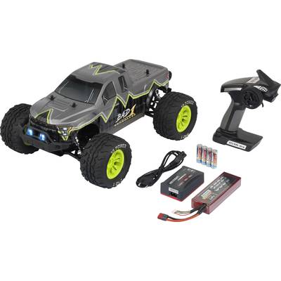 Reely Bad 1  Brushless 1:10 RC model car Electric Monster truck 4WD 100% RtR 2,4 GHz Incl. batteries and charger