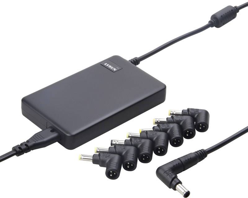 LVSUN Ultra Slim USB charging station 90 W 1x USB-A, DC 3.5 mm plug Black Indoors