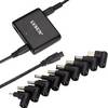 LVSUN Car DC Adaptor USB charger 90 W Car Max. output current 12400 mA USB, DC 3.5 mm socket No. of outputs: 2 x