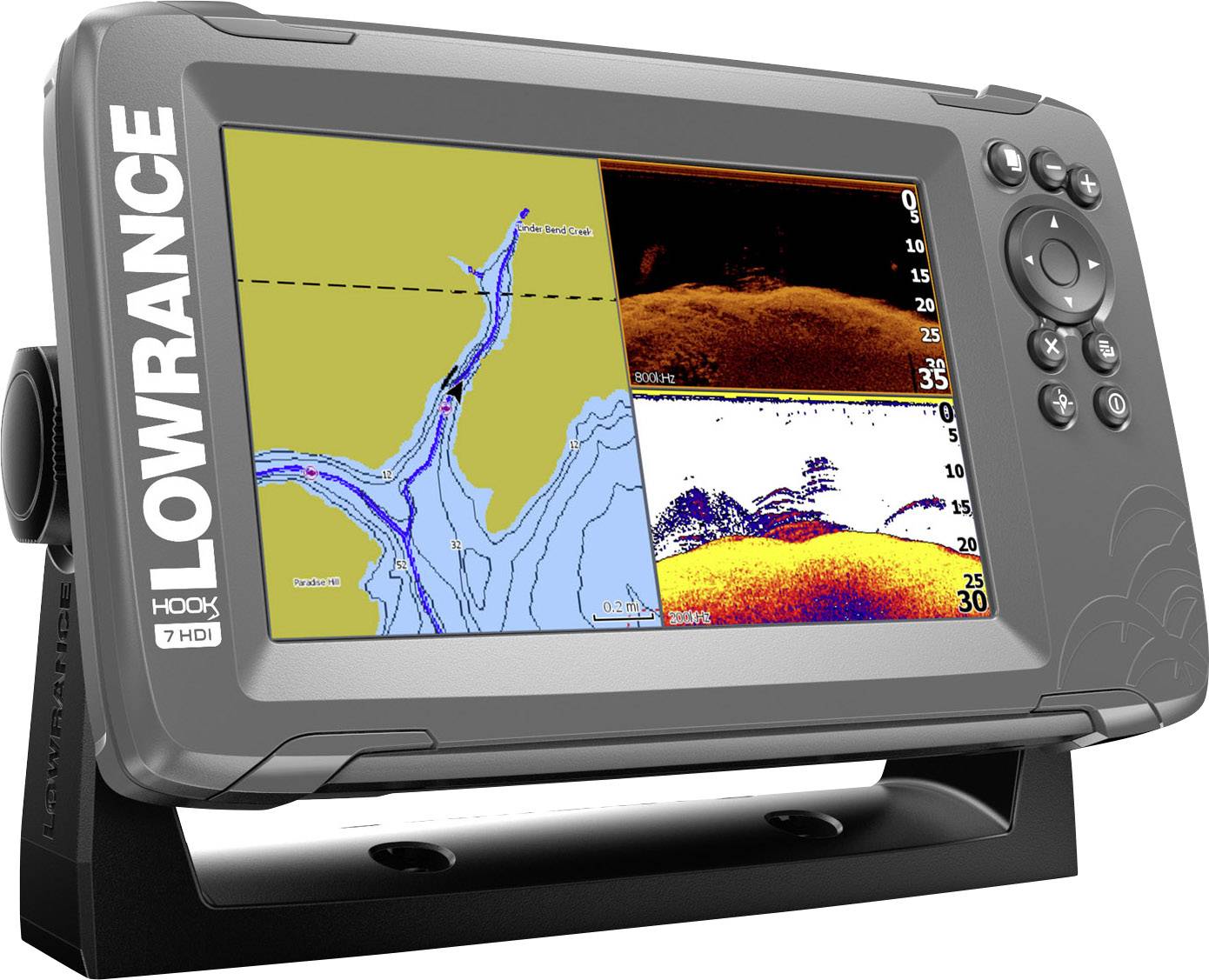 
Kaikuluotain-karttaplotteri Lowrance Hook2 7SS,  7”  (9420024166246)