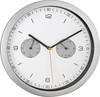 Mebus 52827 Radio Wall clock 260 mm x 42 mm Silver