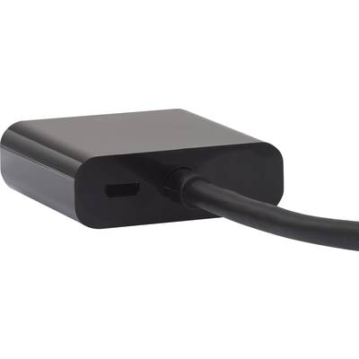 A USB-C adapter with a black casing and cable, suitable for connecting devices with different ports.