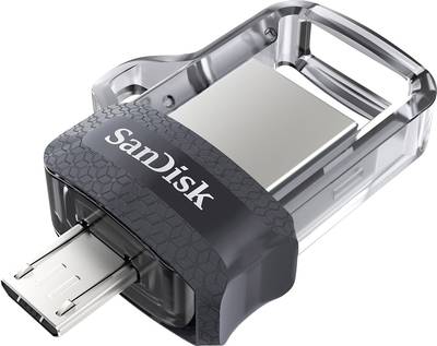 SanDisk Ultra® Dual Drive m3.0 USB smartphone/tablet extra memory 32 GB Micro USB (OTG), USB 3.2 1st Gen (USB 3.0) |