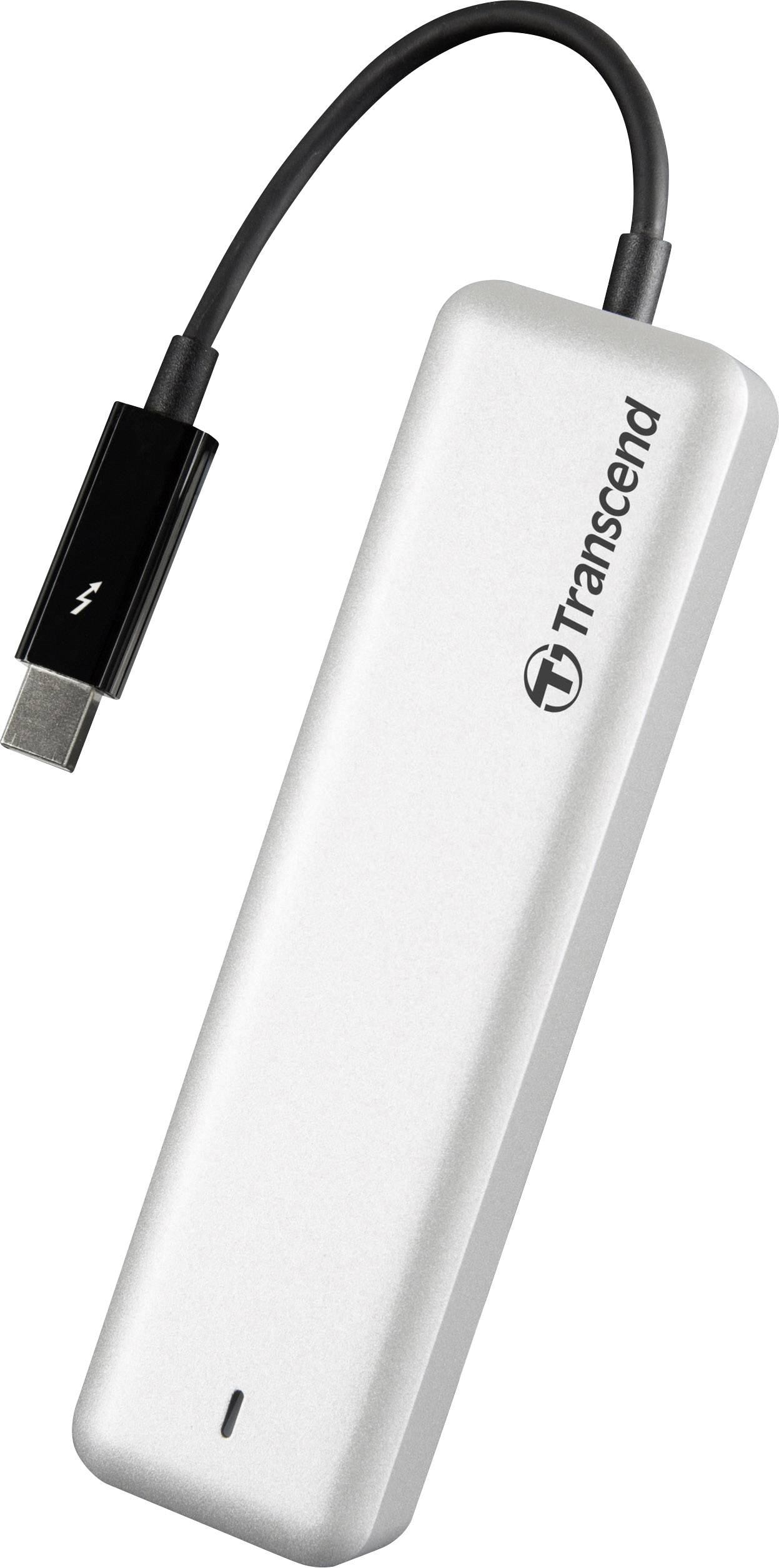 Transcend JetDrive 825 fuer Mac External SSD hard drive 960 GB Aluminium Thunderbolt