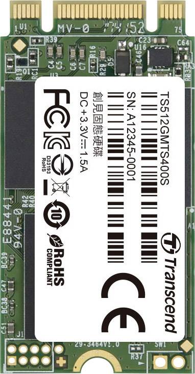 Transcend 400S 512 GB SATA M.2 internal SSD 2242 M.2 SATA 6 Gbps Retail TS512GMTS400S