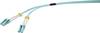 Renkforce RF-4769928 Fibreglass FO Cable 3.00 m Aqua blue [1x LC plug - 1x LC plug] 50/125 µ Multimode OM3