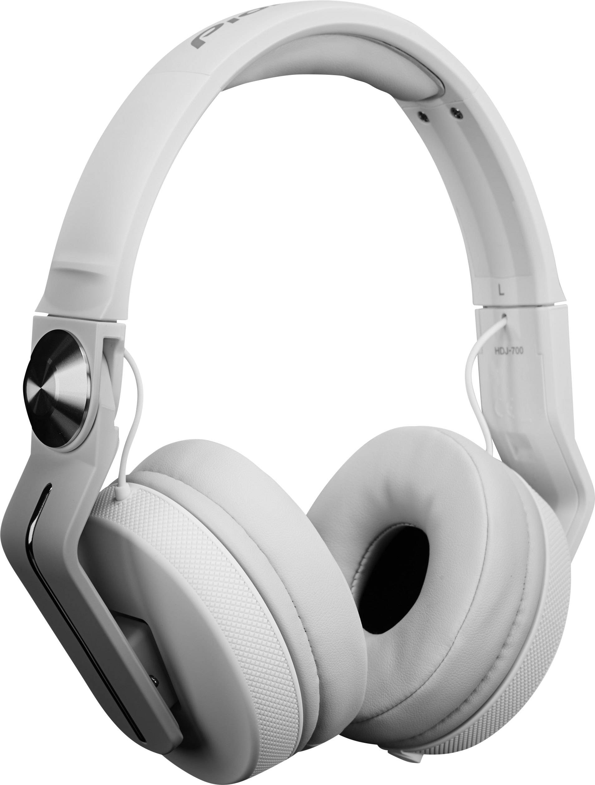 Pioneer DJ HDJ-700-W DJ On-ear headphones On-ear Tiltable ear pads White